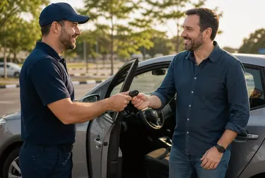 Chaveiro abrindo um carro em Luís Eduardo Magalhães utilizando ferramentas de acesso.